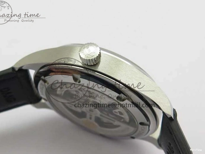 MIROTIME 0112 TimelessDesign Portuguese IW358304 ZF 1:1 Best Edition SS Blue Dial on Leather Strap A 7078